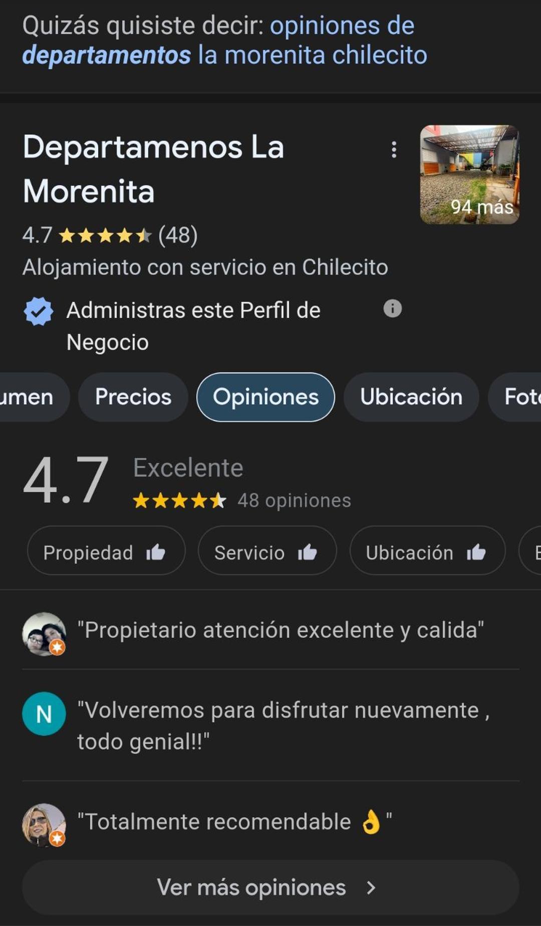 Departamento La Morenita * Chilecito